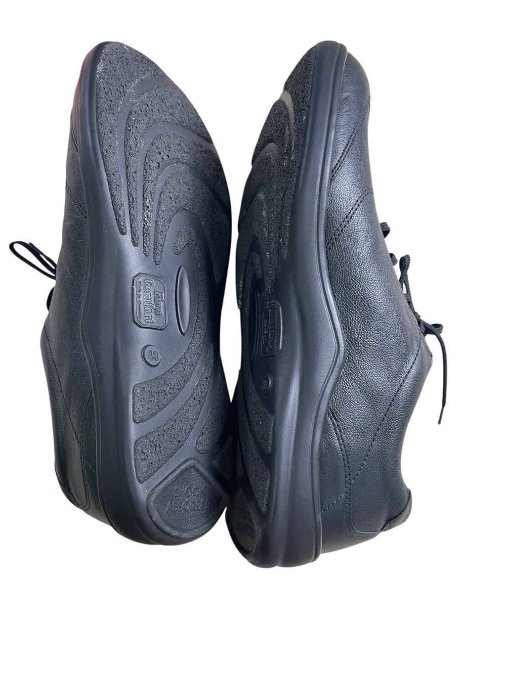Finn Comfort Black Leather Lace-Up Casual Shoes size 43 - Picture 5 of 6